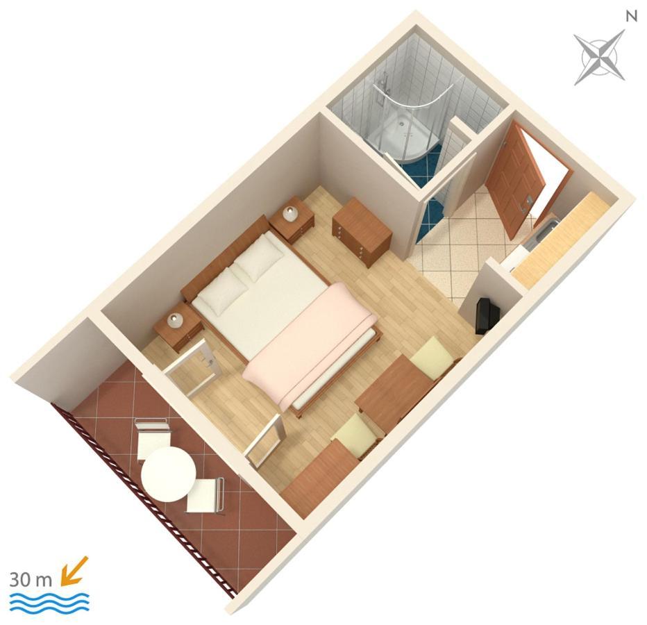 Apartments By The Sea Igrane, Makarska - 311 外观 照片